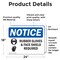 Signmission 18 in Height, 24 in Width, Vinyl Decal, Rectangle OS-2PACK-NS-D-1824-L-18137 - alternate 2